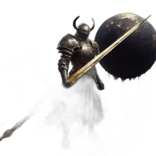 sword, weapon, staff, dragon, concept art, fantasy art, 3d render, photorealistic transparent PNG cut-out