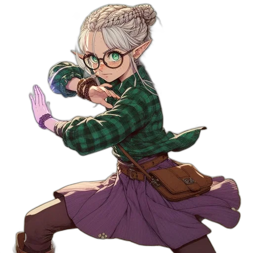 staff, jacket, weapon, creature, concept art, fantasy art, watercolor, anime transparent PNG cut-out