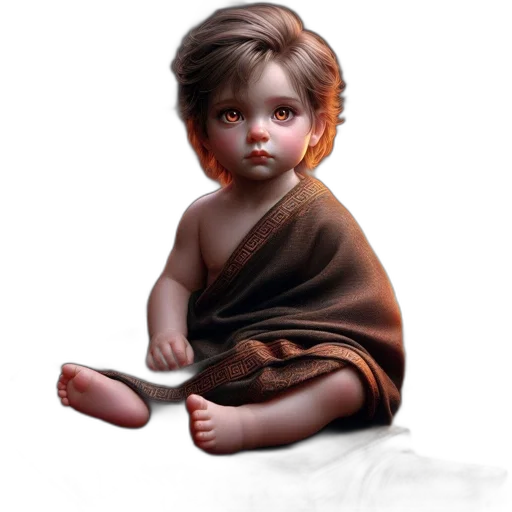 creature, face, photorealistic, concept art, oil painting, fantasy art, dark, young transparent PNG cut-out