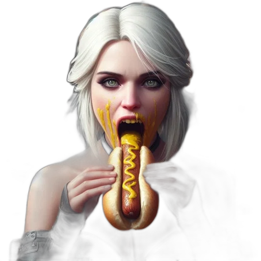 food, weapon, staff, face, concept art, fantasy art, photorealistic, pixel art transparent PNG cut-out