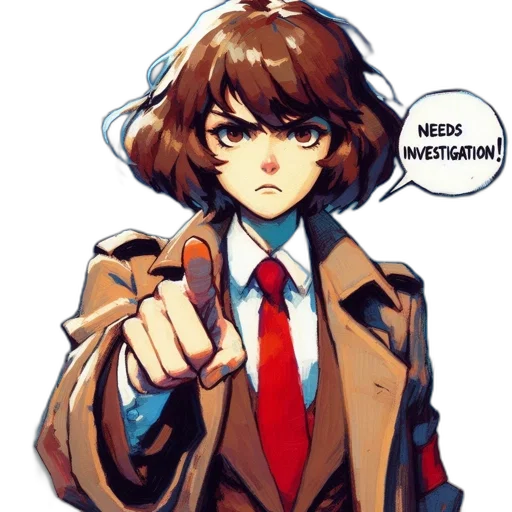 jacket, weapon, staff, anime, comic book art, concept art, pixel art, intense transparent PNG cut-out
