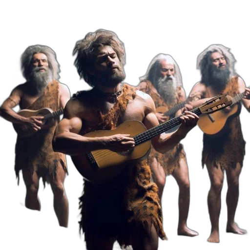 staff, mask, animal, hair, concept art, fantasy art, photorealistic, four transparent PNG cut-out
