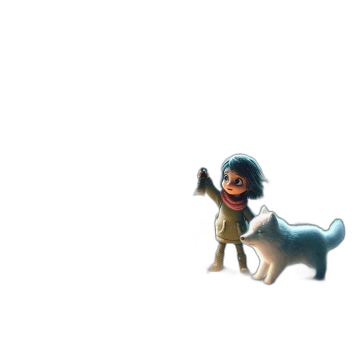 animal, creature, staff, weapon, 3d render, concept art, pixel art, cartoon transparent PNG cut-out