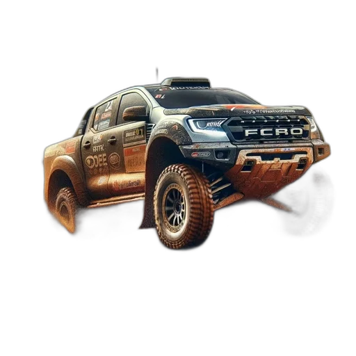 car, weapon, 3d render, concept art, photorealistic, pixel art, ford, raptor transparent PNG cut-out