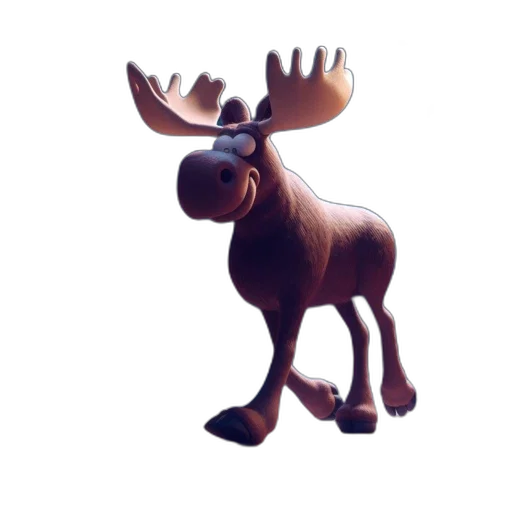 animal, creature, crown, staff, 3d render, concept art, photorealistic, cartoon transparent PNG cut-out