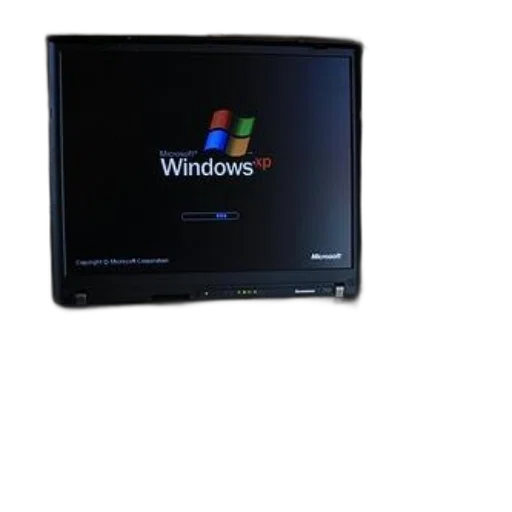 weapon, 3d render, photorealistic, laptop, displaying, windows, loading, screen transparent PNG cut-out