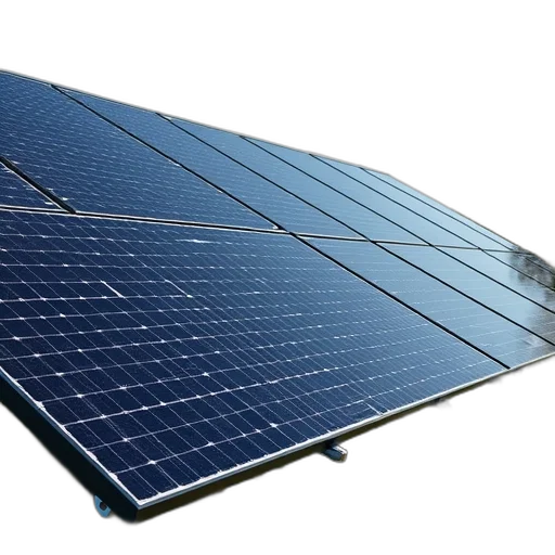 solar, panel, mono, crystalline transparent PNG cut-out