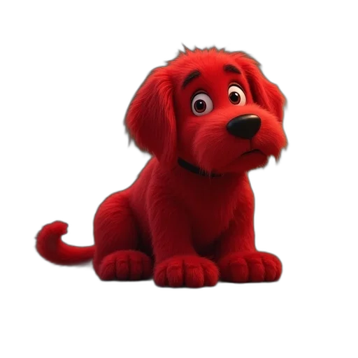 animal, staff, creature, 3d render, concept art, photorealistic, cartoon, red transparent PNG cut-out