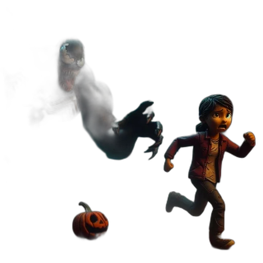 creature, robot, mask, concept art, 3d render, pixel art, fantasy art, fog transparent PNG cut-out