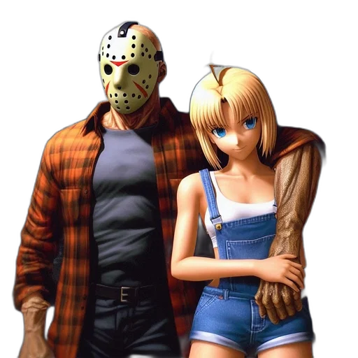 mask, concept art, comic book art, 3d render, pixel art, fire, two, cartoonish transparent PNG cut-out