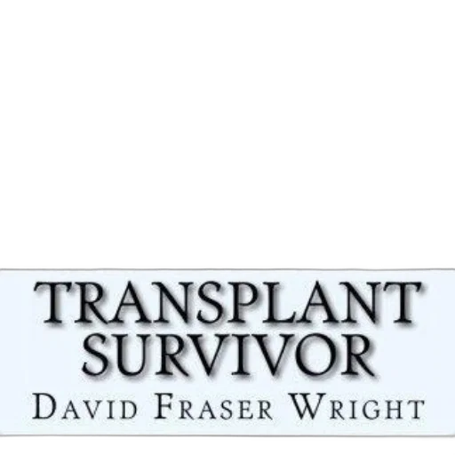 transplant, survivor, david, fraser, wright, displayed, monochrome, design transparent PNG cut-out