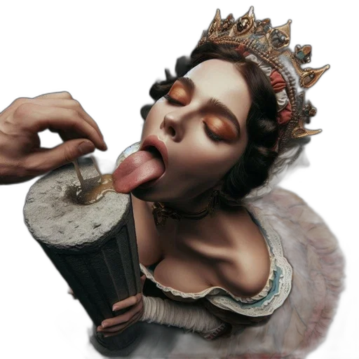 crown, staff, jewelry, face, fantasy art, photorealistic, concept art, 3d render transparent PNG cut-out