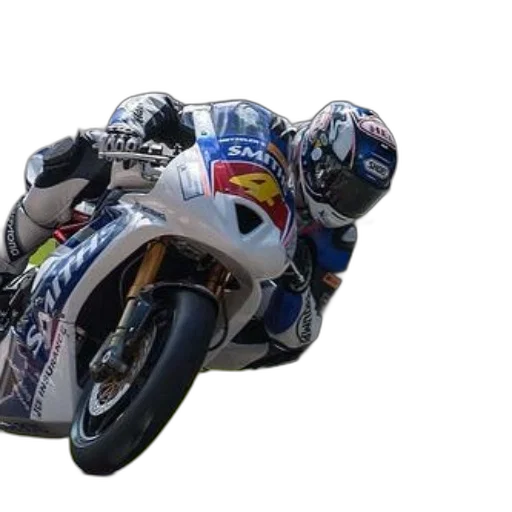 photorealistic, motorcycle, racer, action, wearing, helmet, riding, gear transparent PNG cut-out