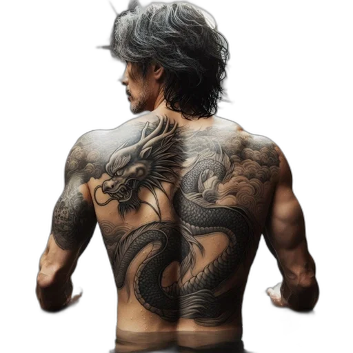 dragon, animal, photorealistic, fantasy art, concept art, comic book art, individual, long transparent PNG cut-out