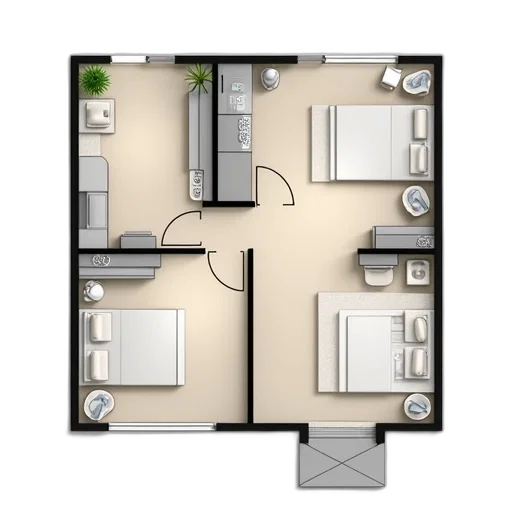 building, 3d render, photorealistic, concept art transparent PNG cut-out