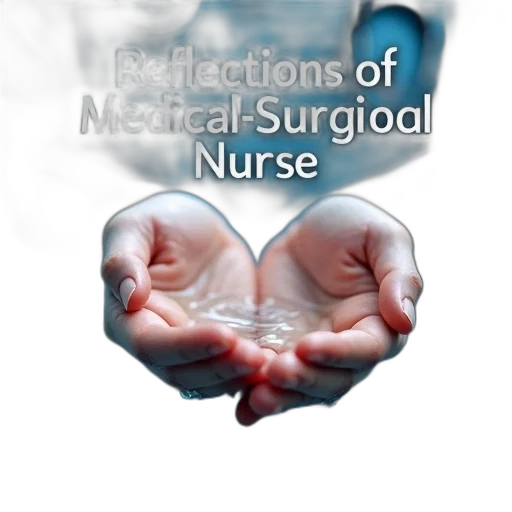second, image, book, cover, titled, reflections, medical-surgical, nurse transparent PNG cut-out