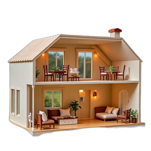 furniture, building, 3d render, photorealistic transparent PNG cut-out