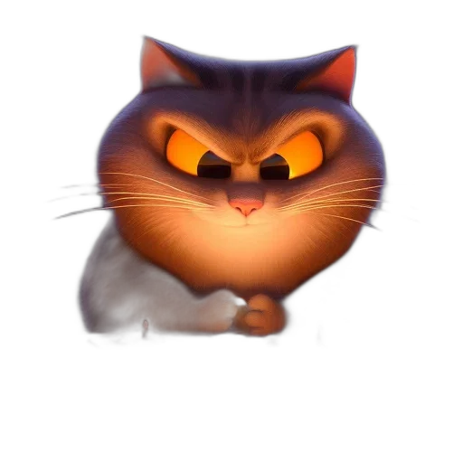 animal, staff, face, creature, 3d render, concept art, photorealistic, cartoon transparent PNG cut-out