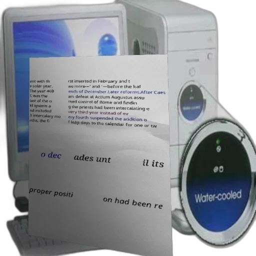 robot, 3d render, computer, word, water-cooled transparent PNG cut-out