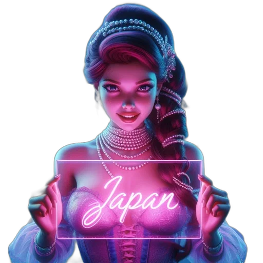 jacket, jewelry, robot, dress, vaporwave, cyberpunk, anime, concept art transparent PNG cut-out