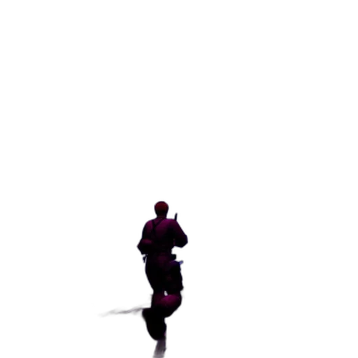 robot, umbrella, sword, staff, pixel art, concept art, 3d render, cyberpunk transparent PNG cut-out