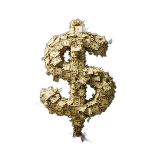 jewelry, crown, 3d render, money transparent PNG cut-out