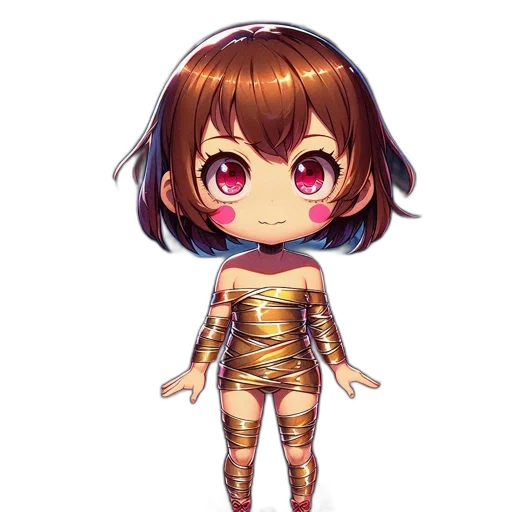 dress, pixel art, anime, fantasy art, concept art, golden, colorful, pastel transparent PNG cut-out