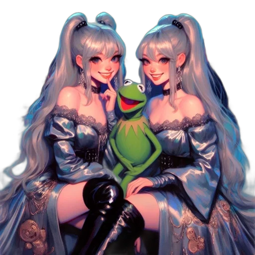 dragon, dress, creature, fantasy art, concept art, anime, pixel art, green transparent PNG cut-out