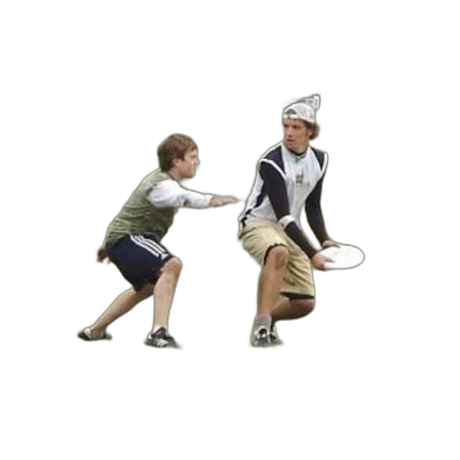 concept art, photorealistic, two, men, playing, frisbee, field, other transparent PNG cut-out