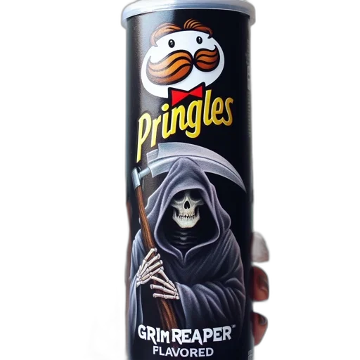 food, creature, bottle, weapon, 3d render, concept art, pixel art, pringles transparent PNG cut-out