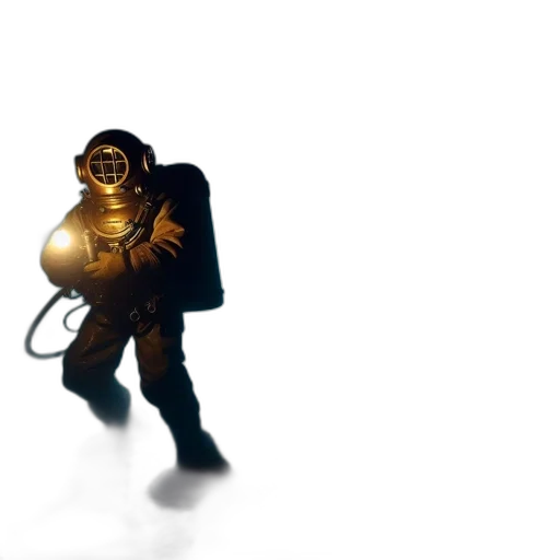 robot, mask, staff, creature, concept art, 3d render, pixel art, comic book art transparent PNG cut-out