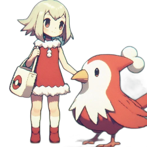 dress, animal, weapon, creature, pixel art, concept art, anime, cartoon transparent PNG cut-out