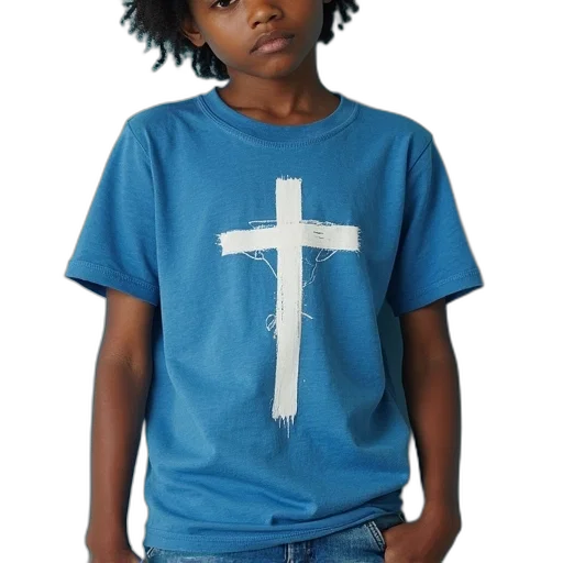 3d render, blue, faith, layered transparent PNG cut-out