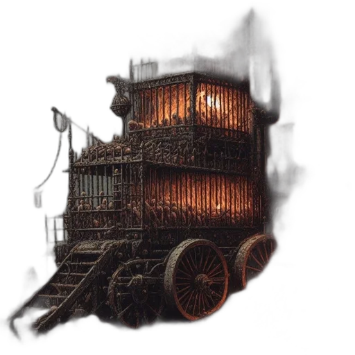 weapon, furniture, car, robot, concept art, fantasy art, 3d render, pixel art transparent PNG cut-out