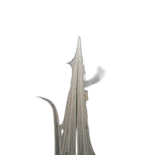 sword, weapon, staff, crown, 3d render, concept art, fantasy art, photorealistic transparent PNG cut-out