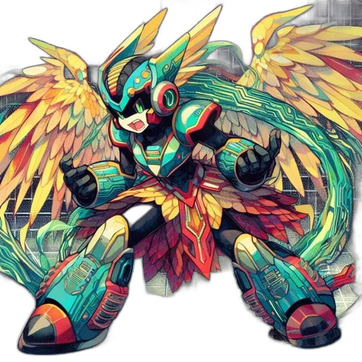dragon, concept art, fantasy art, pixel art, anime, illustrated, robotic, figure transparent PNG cut-out