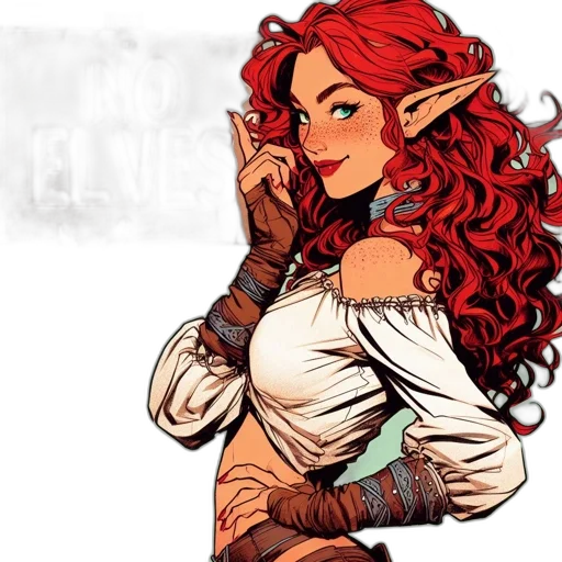 staff, fantasy art, concept art, pixel art, comic book art, red, illustrated, female transparent PNG cut-out