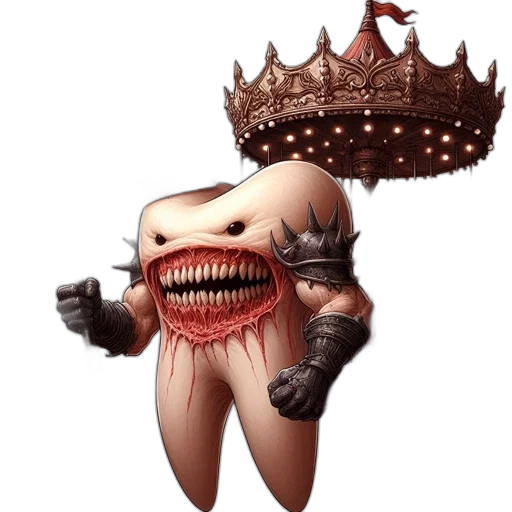 crown, creature, staff, weapon, concept art, 3d render, fantasy art, pixel art transparent PNG cut-out