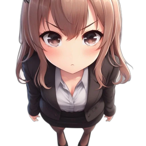 staff, face, jacket, creature, anime, pixel art, cartoon, concept art transparent PNG cut-out