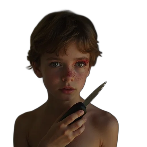 weapon, sword, face, staff transparent PNG cut-out