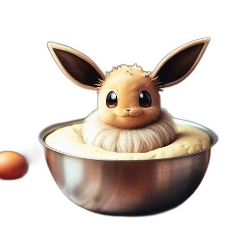 food, creature, animal, 3d render, concept art, pixel art, photorealistic, anthropomorphic transparent PNG cut-out