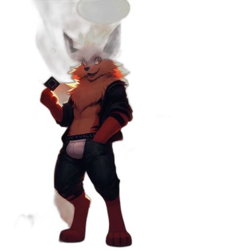 food, staff, mask, jacket, concept art, 3d render, fantasy art, pixel art transparent PNG cut-out