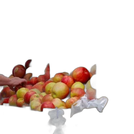 food, crown, weapon, staff, 3d render, photorealistic, concept art, apples transparent PNG cut-out
