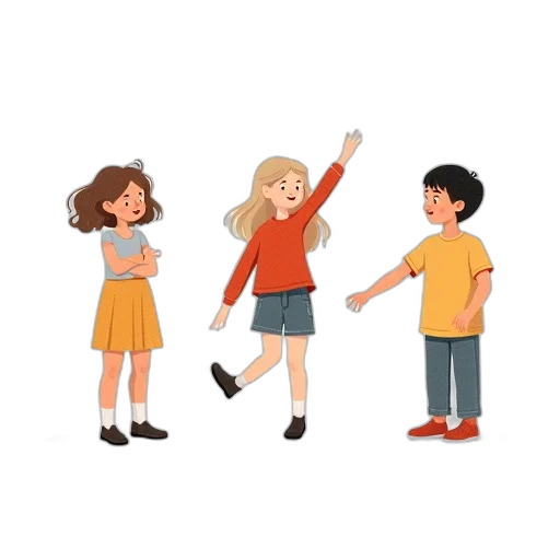 cartoon, concept art, pixel art, 3d render, stylized, illustration, three, children transparent PNG cut-out
