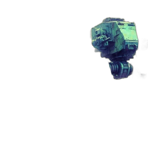 robot, weapon, mask, car, pixel art, concept art, 3d render, photorealistic transparent PNG cut-out