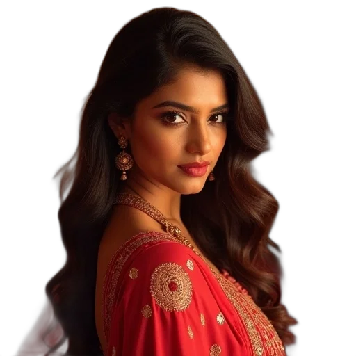 jewelry, hair, photorealistic, oil painting transparent PNG cut-out