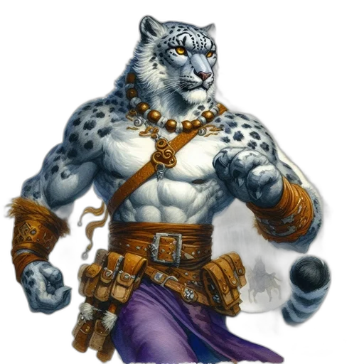 animal, staff, fantasy art, concept art, photorealistic, comic book art, majestic, anthropomorphic transparent PNG cut-out