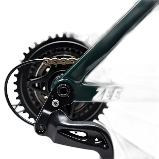 weapon, 3d render, close-up, image, bicycle, gear, mechanism, word transparent PNG cut-out