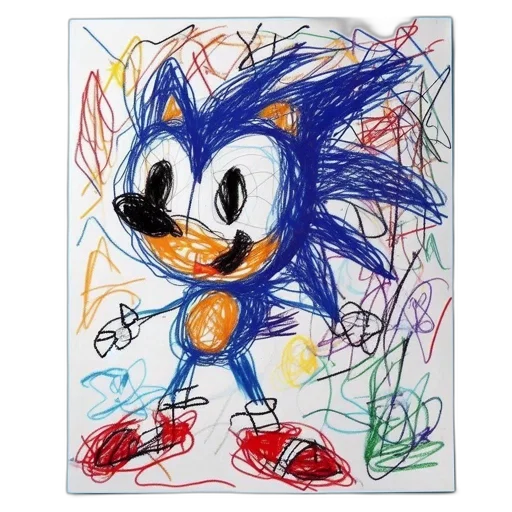 creature, animal, concept art, photorealistic, pencil sketch, comic book art, blue, vibrantly transparent PNG cut-out