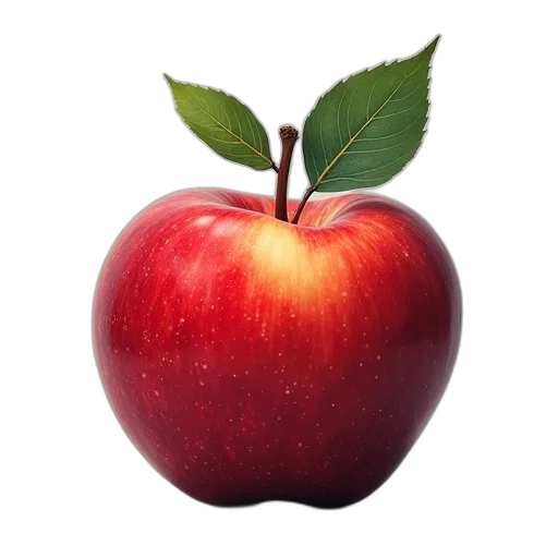 food, crown, animal, weapon, photorealistic, 3d render, red, icon transparent PNG cut-out
